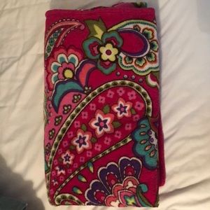 Pink floral Vera Bradley blanket